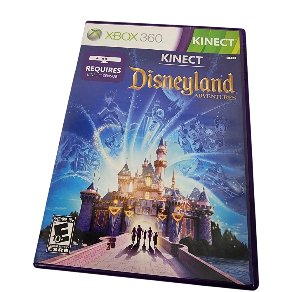 Xbox 360 Kinect Disneyland Adventures Video Game Disc‎ CIB Complete